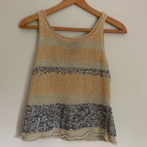 SOLD Vintage Hand-Knitted Tank Top